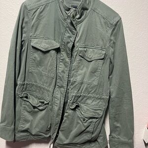 Green Utility Style Jacket